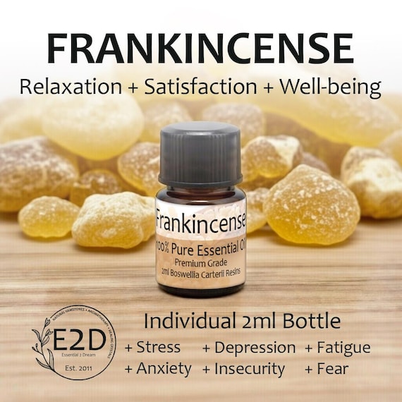 Peaceful Frankincense Essential Oil for Relaxation & Aromatherapy (2ml)