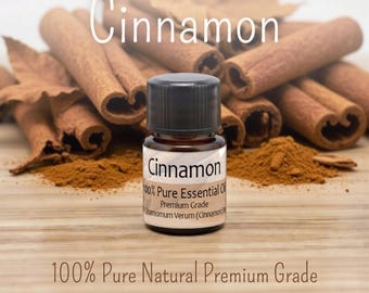 Cinnamon Essential Oil 2ml, Spicy Aromatherapy Diffuser Refill