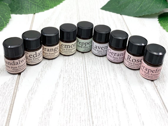 Essential Oils • Small Portable Diffuser Oils • Aromatherapy • Headache Relief • Anxiety and Stress Relief
