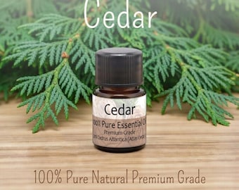 Cedar Essential Oil 2ml, Woody Aromatherapy Diffuser Refill