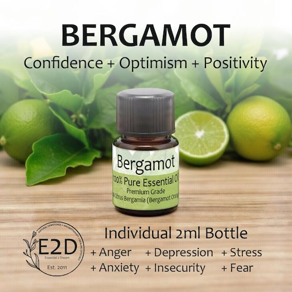 Refreshing Citrus Bergamot Essential Oil for Confidence & Aromatherapy (2ml)