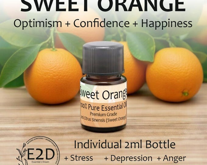 Juicy Citrus Sweet Orange Essential Oil for Aromatherapy (2ml)