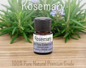 Rosemary Essential Oil 2ml, Fresh Herbal Aromatherapy Diffuser Refill