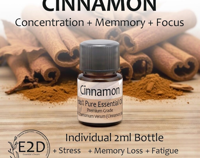 Warm Spicy Cinnamon Essential Oil for Aromatherapy(2ml)