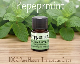 Peppermint Essential Oil 2ml, Minty Aromatherapy Diffuser Refill