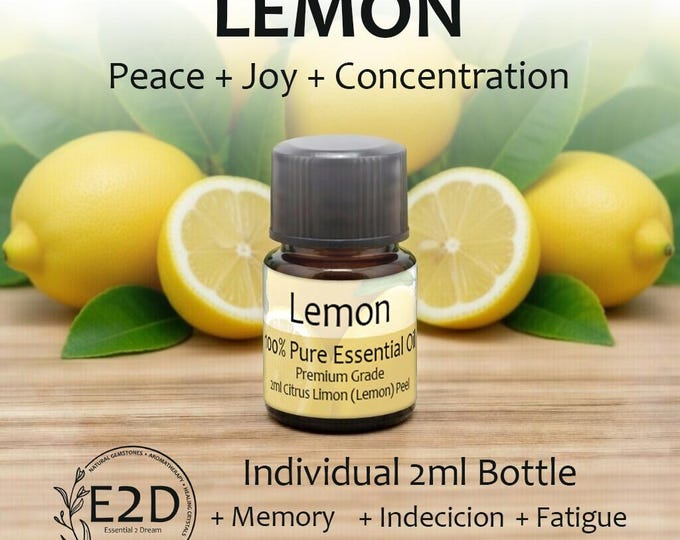 Fresh Citrus Lemon Essential Oil for Aromatherapy (2ml)