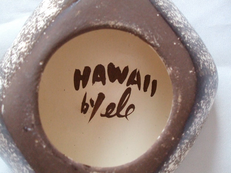 Vintage Ceramic Ashtray HAWAII by ele zdjęcie 2
