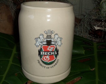 Beck's German Stein Made In West Germany