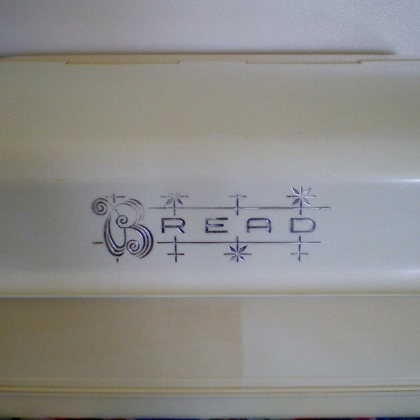Vintage 1950s Retro Lustro Ware Bread Box** Epsteam