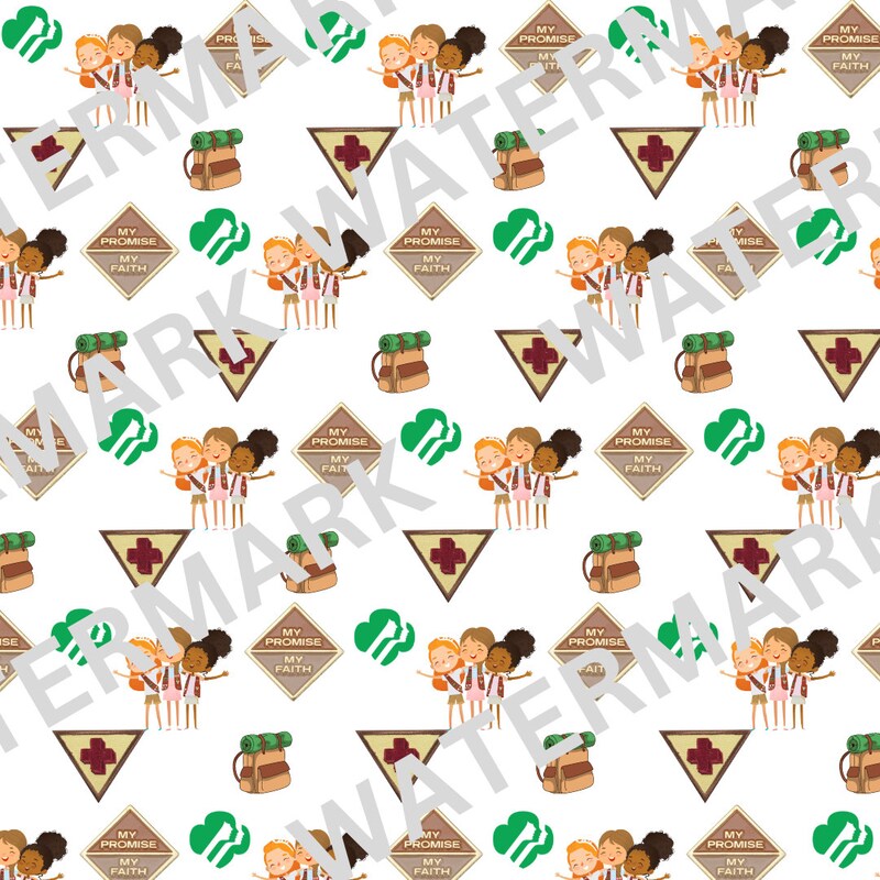 Scouting Form Borders Girl Scout Cookie Border - Etsy