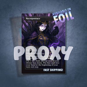 Necropotence Proxy / MTG Proxy / Custom Proxy