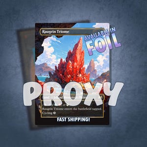 Raugrin Triome Proxy / MTG Proxy / Custom Proxy
