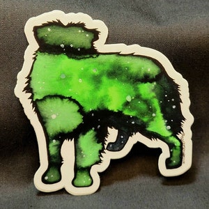 Galaxy Australian Shepherd Sticker