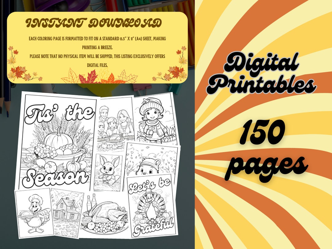 Thanksgiving Coloring Autumn Coloring Pages 150 Holiday Coloring