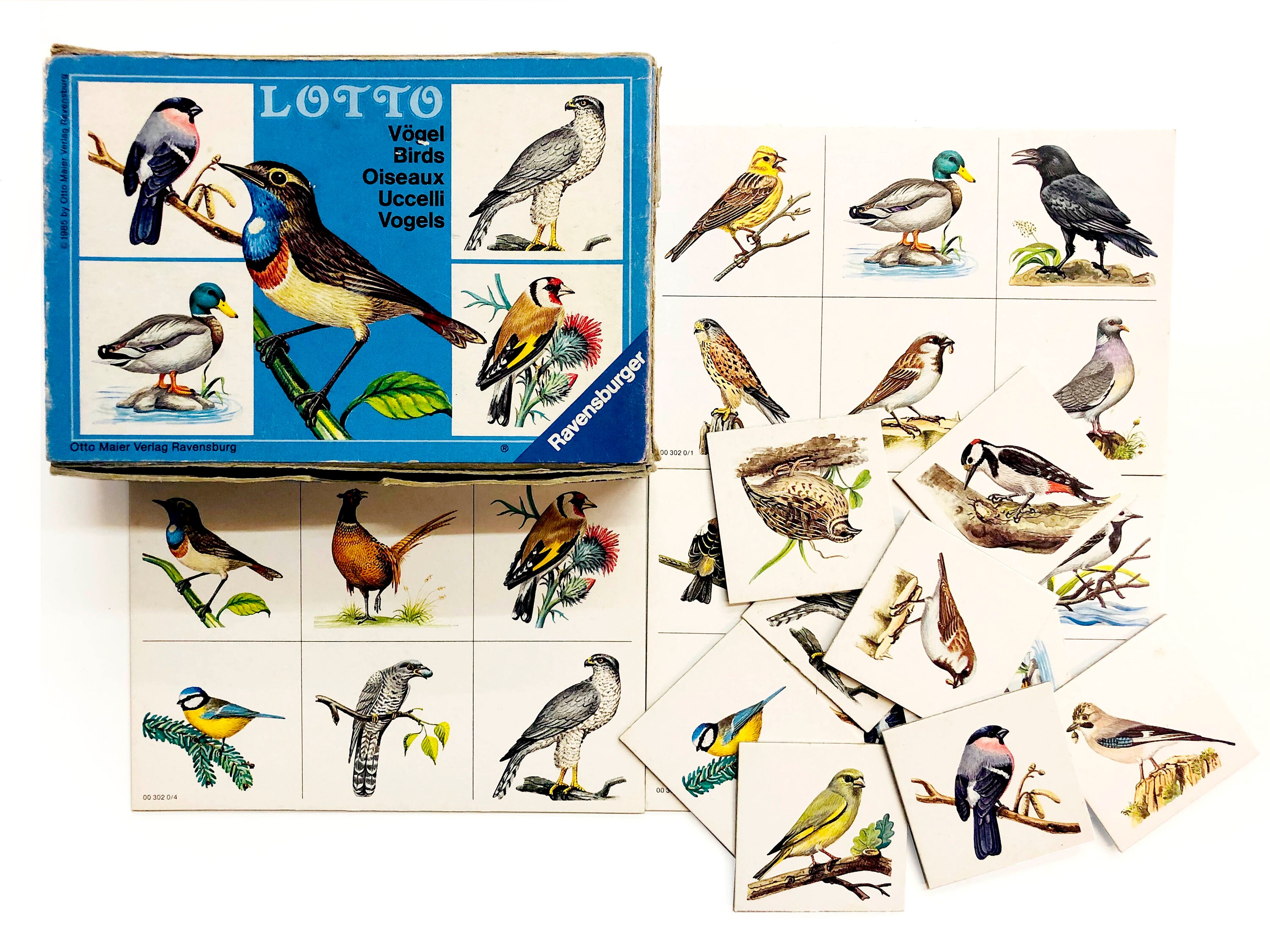 Vintage Bird Lotto Memory Game Ravensburger Bird Game Etsy