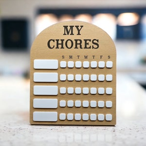 Dry Erase Chore Chart