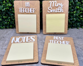 Fun Teacher Sticky Note Holder
