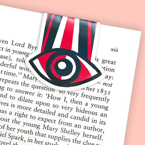 1984 Nineteen Eighty Four Inspired Magnetic Bookmark | George Orwell Inspired Big Brother Page Keeper Reading Book Gift Accessories Bookish