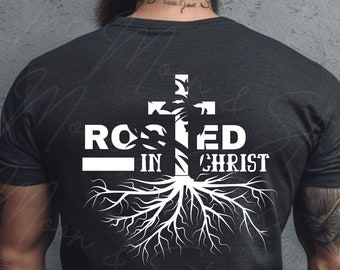 Mens Christian Shirt, Mens Christian Gifts, Male Christian Shirt, Fishing Shirt, Dad Gifts, Fisher of Men Shirt, Guys Christian Shirt Rooted