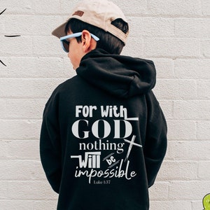 Christian kids hoodie Christian Youth hoodie Gift for kids Christian Crewneck Religious Hoodie Bible Verse Hoodie Rooted in Christ Hoodie