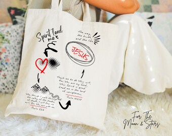 Christian Tote Bag Jesus Tote Bag Religious Tote Bag Christian Tote bag Church Bag Religious Gift Bible Verse Tote Bible Verse Tote Bag