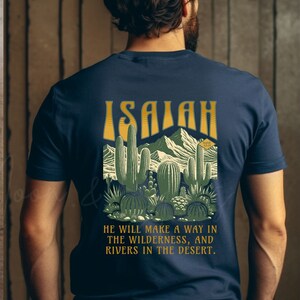 Mens Christian Shirt Mens Christian Gifts, Male Christian Shirt Fishing Shirt Isaiah Shirt Jesus Cool Shirt Guys Christian Shirt