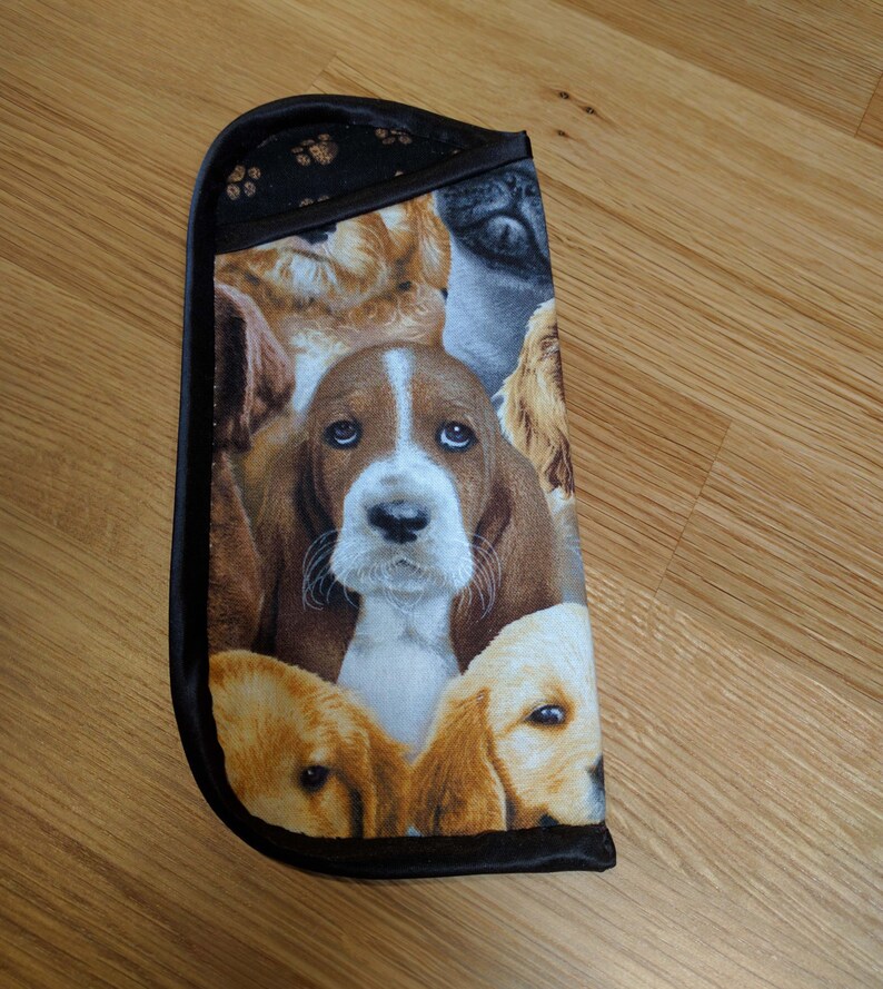 Eye Glasses Case Cute Reading Glasses Case Dog Fabric Etsy