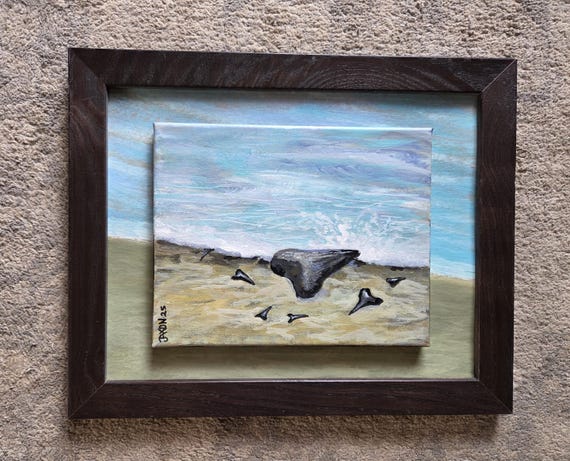 Shark Teeth | Original Painting Wall Art