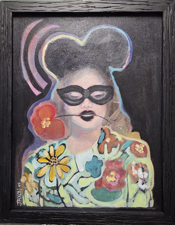 Original Acrylic on 14x18 Framed Panel