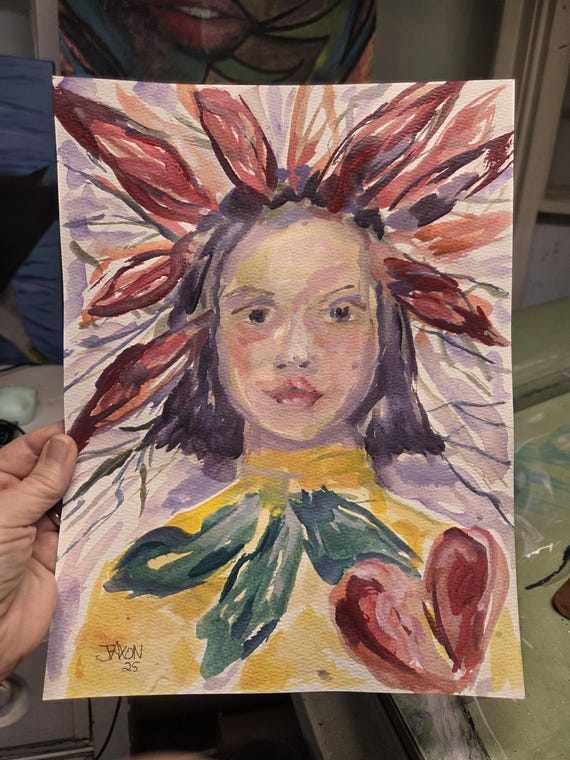 Youth 9x12 Portrait Art