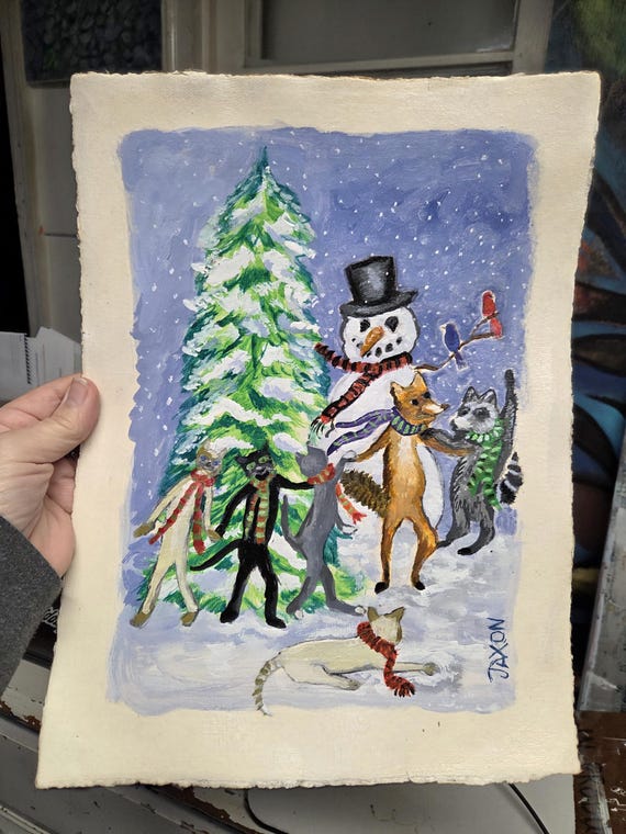 Around the Tree - Original Art