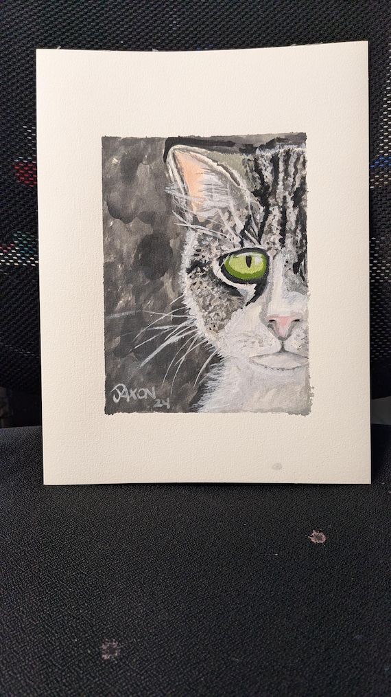 Tabby Cat Original Art