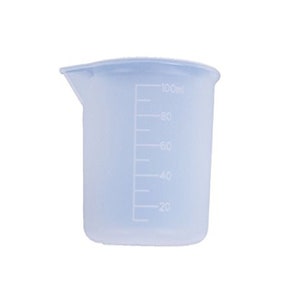 100ml Silicone Mixing Cup, Has a pour spout, Use with Resin, reusable and flexible