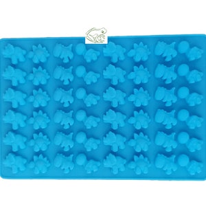 Gummy Dinosaur Silicone Mold, 48 cavity Candy Mold, Use with candy, ice, resin, chocolate, and more