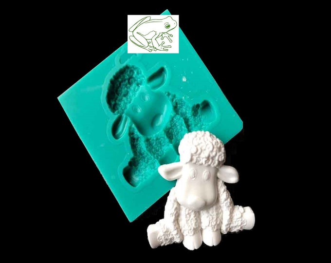 Lamb Silicone Mold, Fluffy Sheep Mold, Farm Party, Spring Baby Etsy