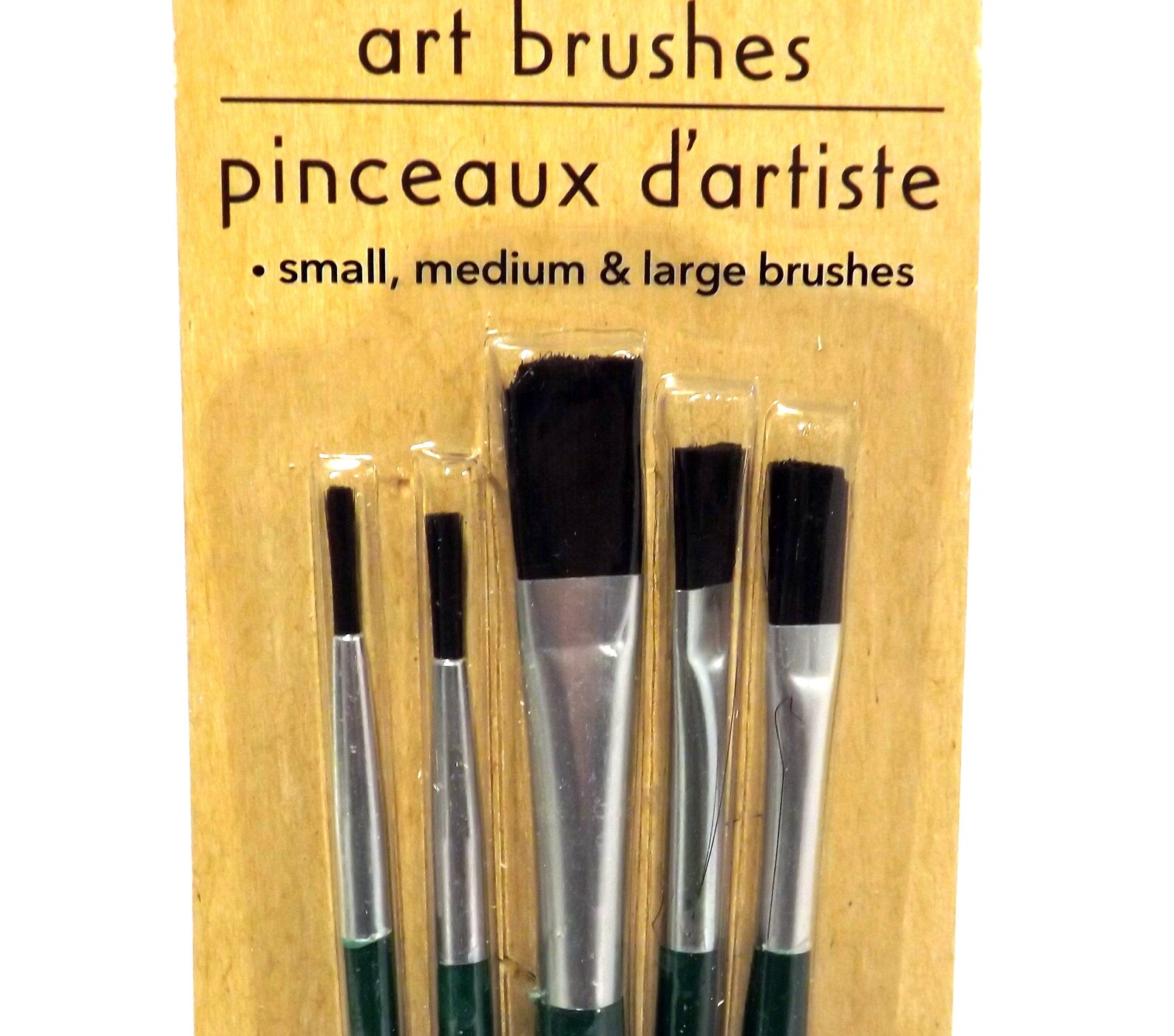 Paint Brush Set of 5 With Small Medium and Large Brushes - Etsy