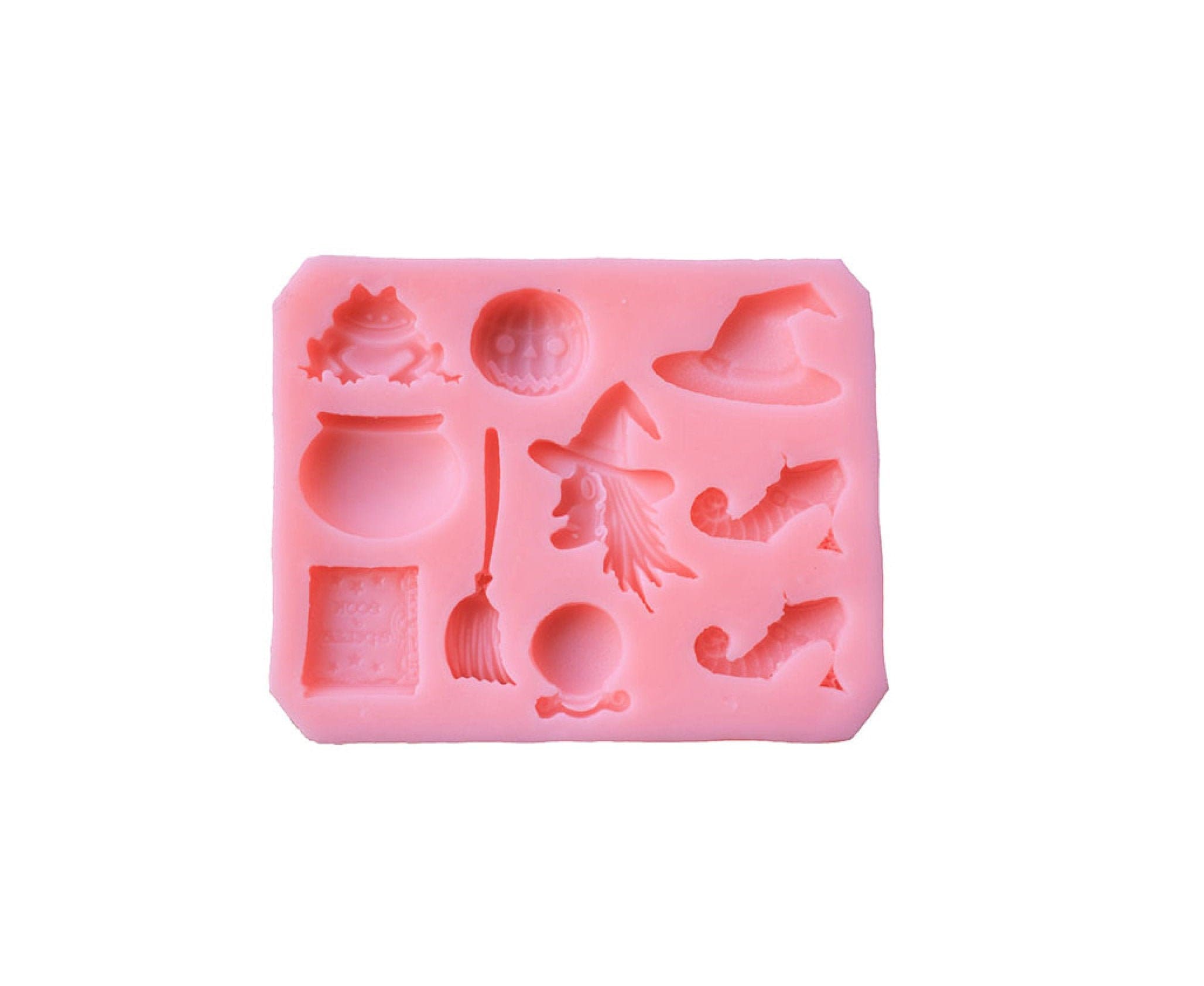 Halloween Silicone Mold With a Toad Jack O Lantern Pumpkin Etsy