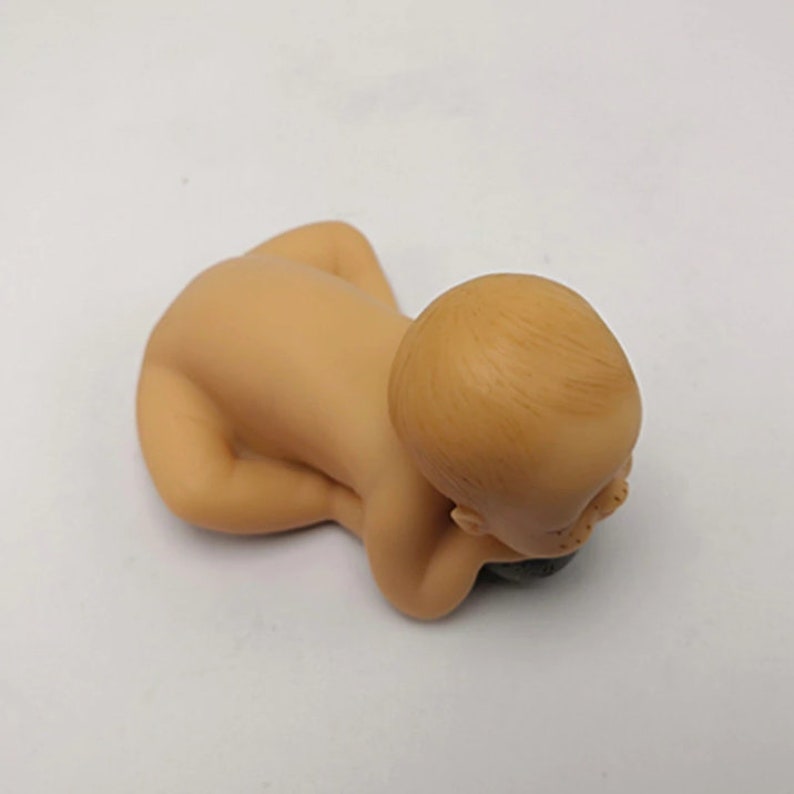 Baby Silicone Mold Great for Baby Shower Cakes and Baby Announcements Baby with Baseball