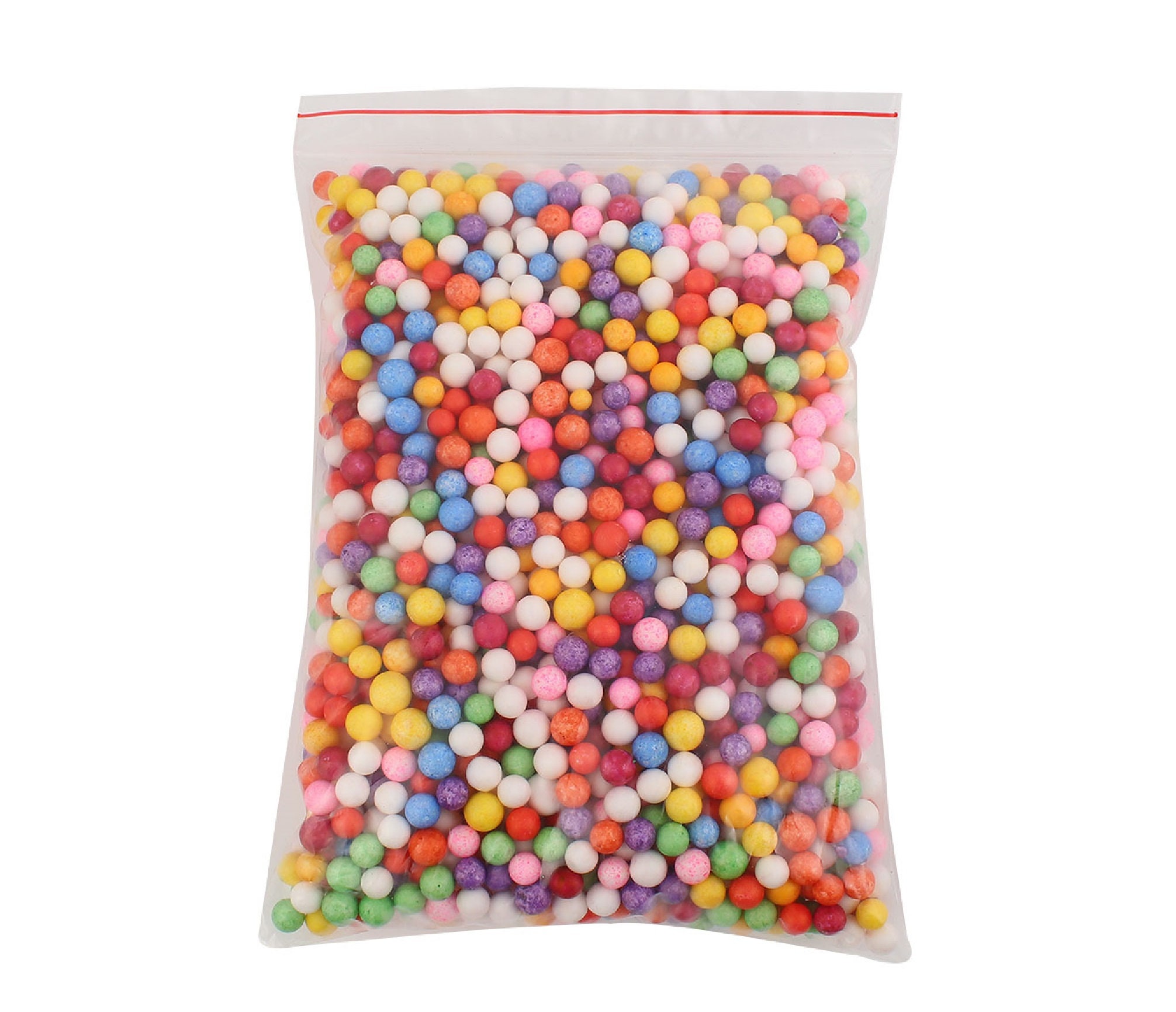 Foam Balls Colorful Foam Beads for Slime Fit for Kid's DIY toys