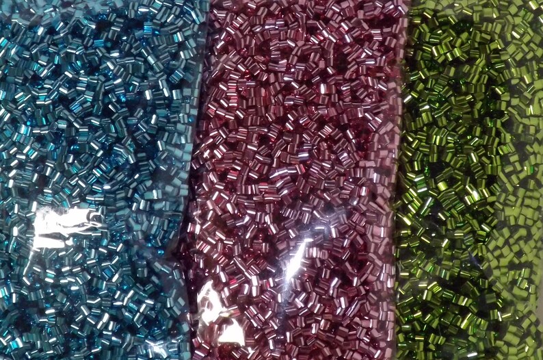 Spring Metallic Tube Confetti in Blue Pink and Green Tiny Etsy
