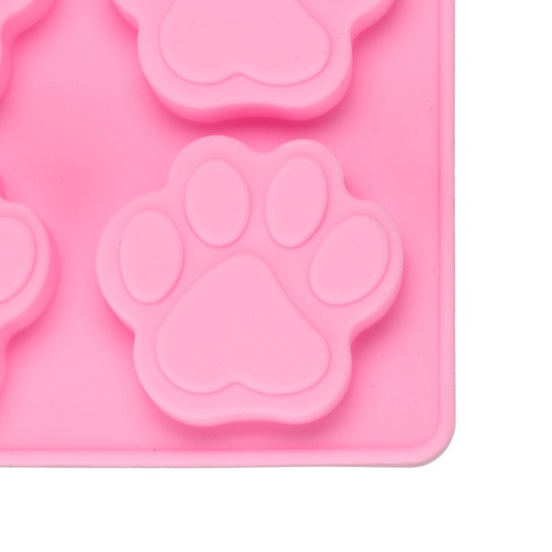 Silicone Paw Mold Sold Individually 6 Cavities Paw Print Etsy