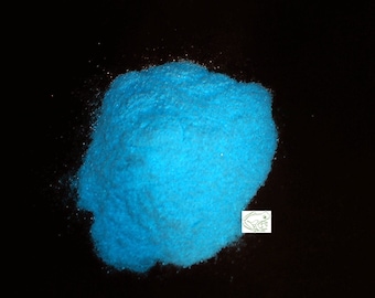 Glow in Dark Blue Powder Pigment Dye, 10g packet, Add to resin for glowing pieces