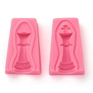 Chess King Silicone Mold, 3D Chess Game Piece, Make your own chess pieces in resin, chocolate, gumpaste and more
