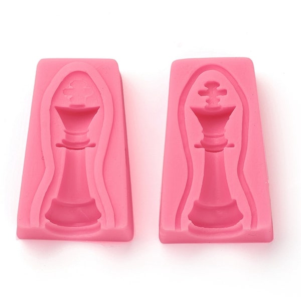 Chess King Silicone Mold, 3D Chess Game Piece, Make your own chess pieces in resin, chocolate, gumpaste and more