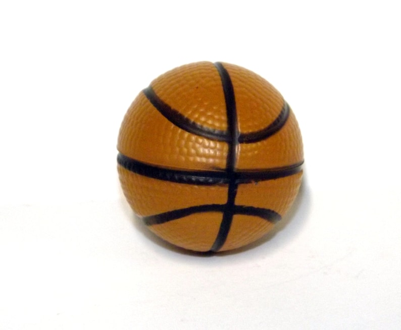 4.3 cm Hoops Charm Dunk Pendant Squishy Basketball Pendant Sold Individually Basket Baller Great for Sport Nuts 3D Pendant