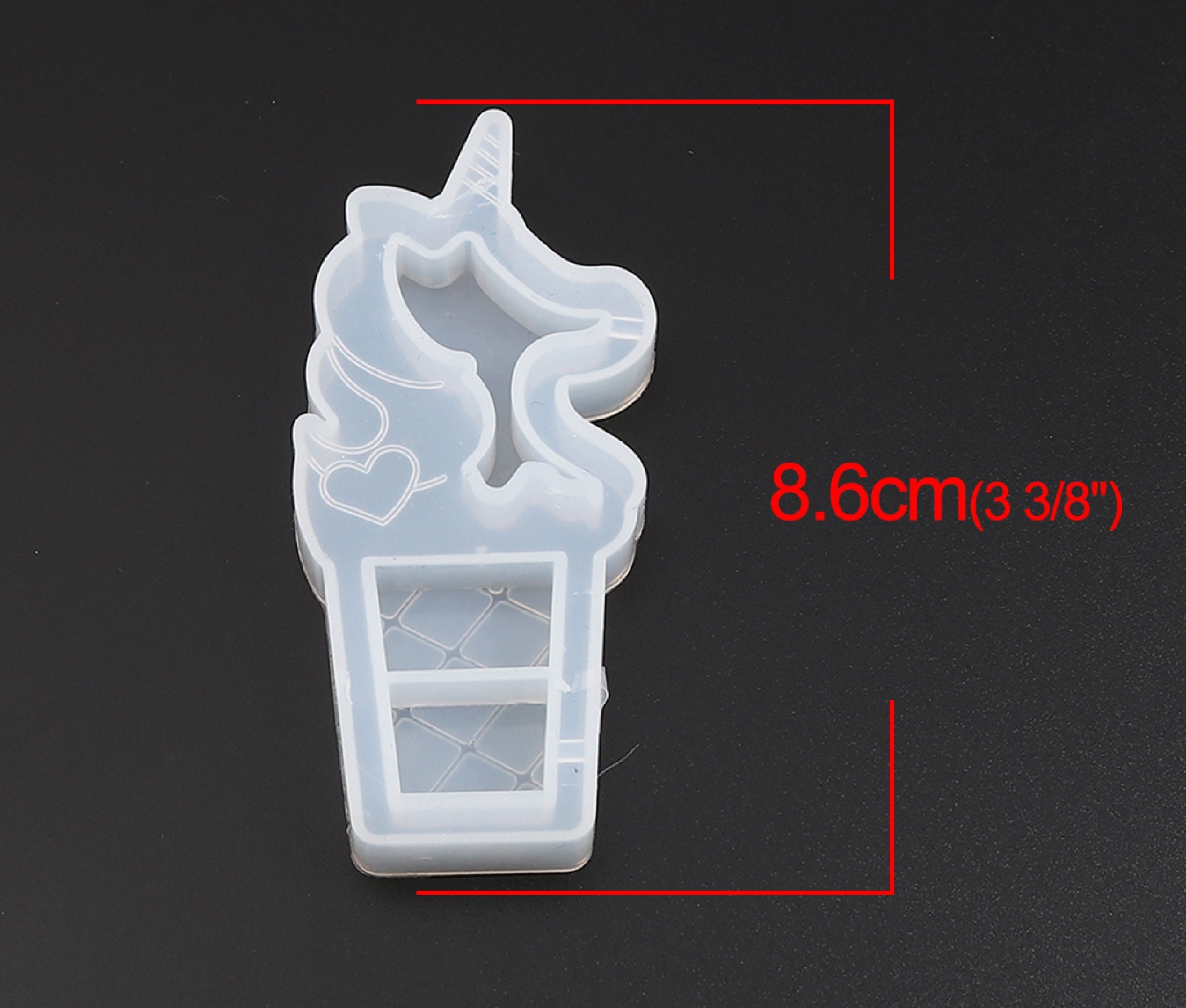 Unicorn Ice Cream Cone Shaker Mold Set of 2 Fill This Treat - Etsy