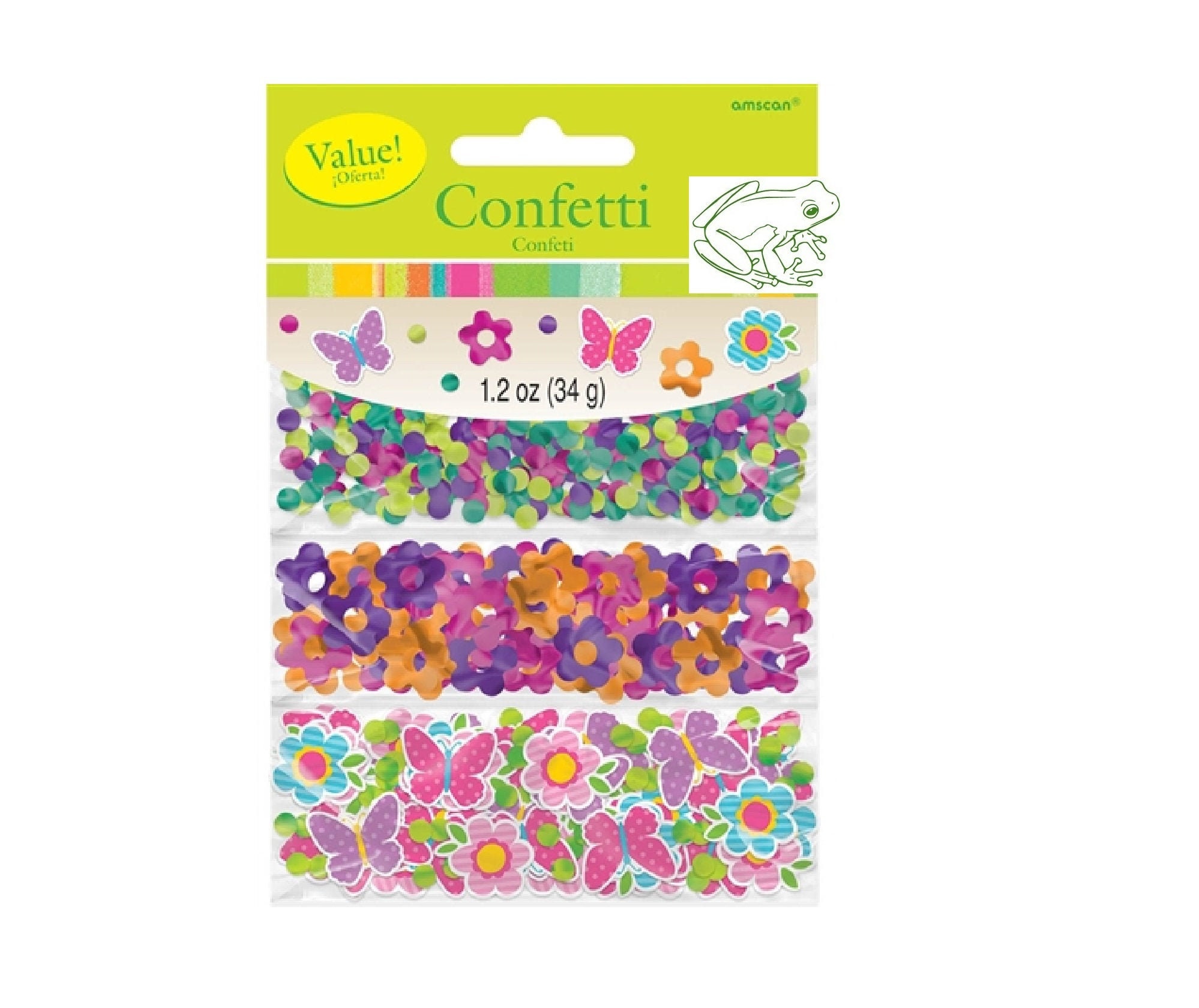 Spring Confetti 1.2oz Glitter Foil Confetti Card Stock Etsy
