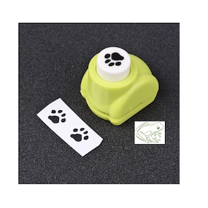 Paw Print Hole Punch, Make your own puppy or kitten paw print confetti with this handheld hole punch