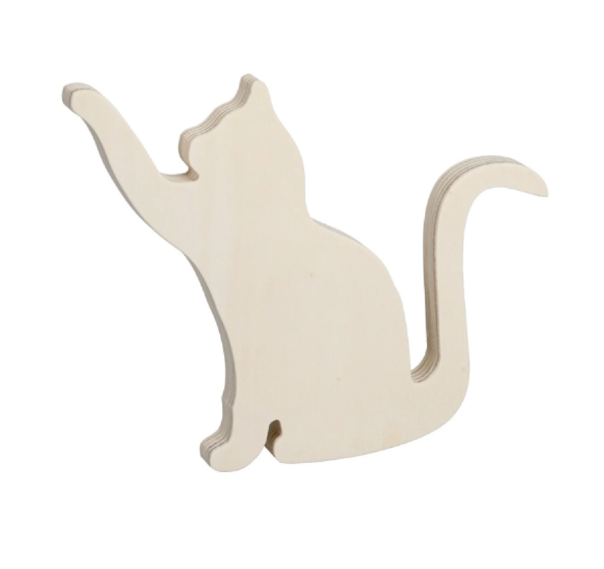 Cat Shape, 3 20, Laser Cut, Unfinished Wood, Cutout Shapes, Wooden