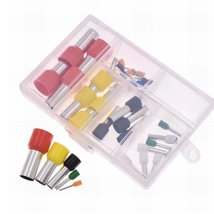 Plastic and Metal 2 Sided Clay Dotting Tool Cutters for Polymer Clay or Ceramics in a Plastic Storage Box